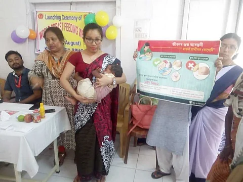 দৰঙত বিশ্ব স্তনপান সপ্তাহ উদযাপন