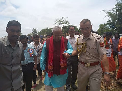 নাগালেণ্ডৰ ৰাজ্যপালৰ জগন্নাথ মন্দিৰৰ আধাৰশিলা স্থাপন