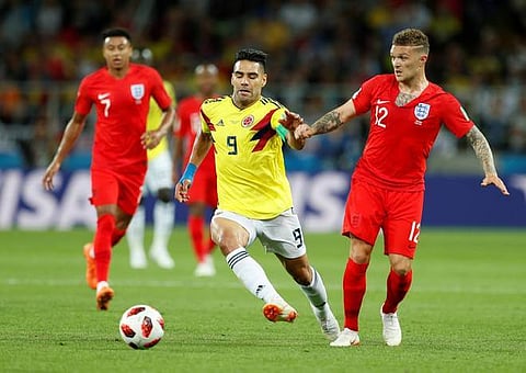 টাইবেকাৰত কলম্বিয়াক পৰাস্ত কৰি কোৱাৰ্টাৰত ইংলেন্ড