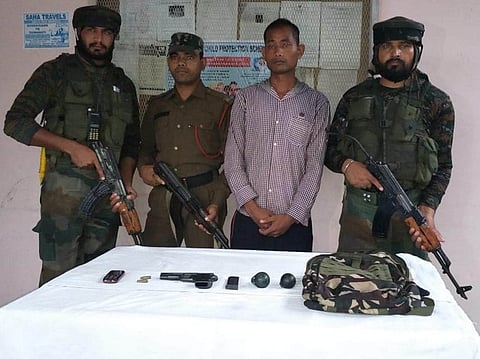 কোকৰাঝাৰত এনডিএফবিৰ এজন কেডাৰক আটক