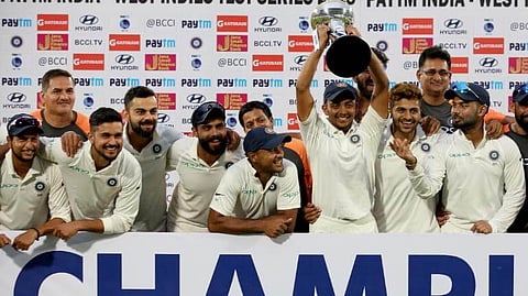 ৱেষ্ট ইণ্ডিজক দ্বিতীয় টেষ্টত পৰাস্ত কৰি শৃংখলাত ক্লীন শ্বুইপ ভাৰতৰ