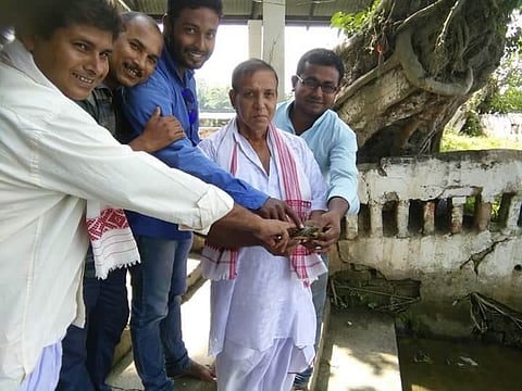 বটদ্ৰৱাৰ অাকাশী গঙ্গাত কাছ এৰিলে হিন্দু যুৱ-ছাত্ৰ পৰিষদে