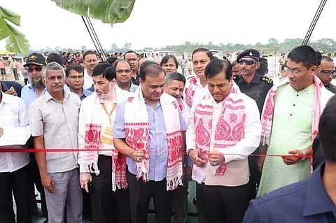 মাজুলীত সৰ্বানন্দ সোণোৱালে উদ্বোধন কৰিলে অত্যাধুনিক ৰ’ৰ’ সেৱা