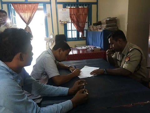 কাৰ্বিআংলঙত অসম জাতীয়তাবাদী যুৱ-ছাত্ৰ পৰিষদৰ এজাহাৰ দাখিল