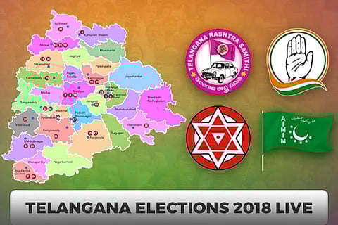 তেলেংগানা বিধানসভা নিৰ্বাচন-২০১৮ Live Update