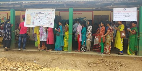 ৫ বজালৈকে ৰাজ্যৰ ৪ টা লোকসভা সমষ্টিত ভোটৰ হাৰ ৭১.৪৭ শতাংশ