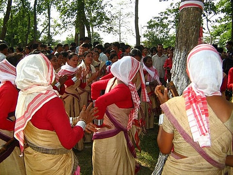 লক্ষিমপুৰৰ জিলাৰ ঢকুৱাখানাত ফাট বিহুৰ প্ৰস্তুতি