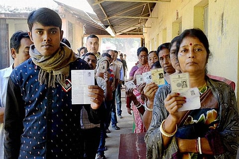 লোকসভা নিৰ্বাচন:১১ বজালৈকে উত্তৰ প্ৰদেশত ভোটৰ হাৰ ২৪%
