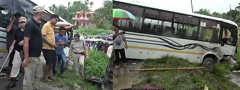 শিৱসাগৰ জিলাৰ ডিমৌত ভয়ংকৰ পথ দুৰ্ঘটনা:৯ জন নিহত