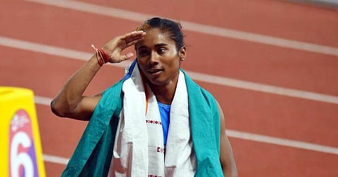 বিশ্ব এথলেটিক্ছ চেম্পিয়নশ্বিপৰ ৪০০ মিটাৰত অংশ নলয় হিমা দাসে