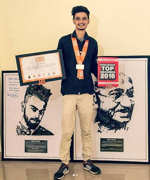 যন্ত্ৰাংশৰে চিত্ৰ অংকণ কৰি এছিয়া বুক অৱ ৰেকৰ্ডছত স্থান লাভ অসমৰ ৰাহুল পাৰিকৰ