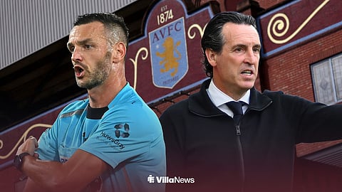 Andy Madeley and Unai Emery side by side outside Villa Park