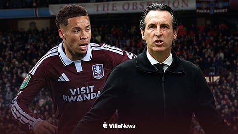 Aston Villa star Alysson and Unai Emery