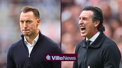 Split image of Newcastle United boss Matthias Jaissle and Aston Villa manager Unai Emery