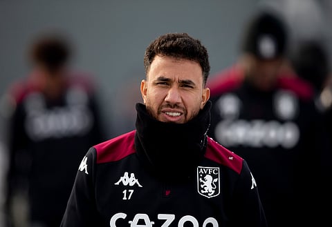 Alan Hutton reacts as Aston Villa confirm exit of Mahmoud Trezeguet