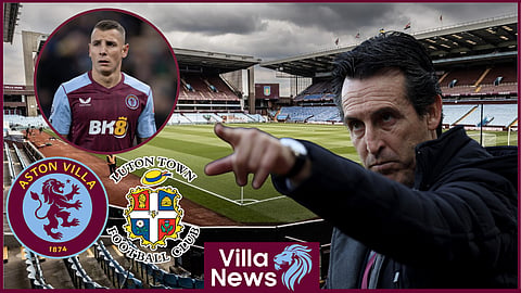 Lucas Digne is on the bench again for Aston Villa vs Luton.