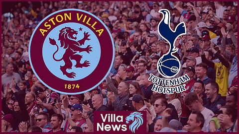 Tottenham can leapfrog Aston Villa should they win their game in hand