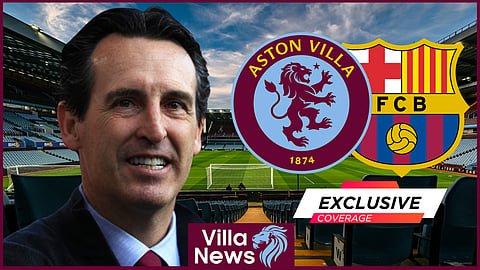 Aston Villa boss Unai Emery has been linked with FC Barcelona