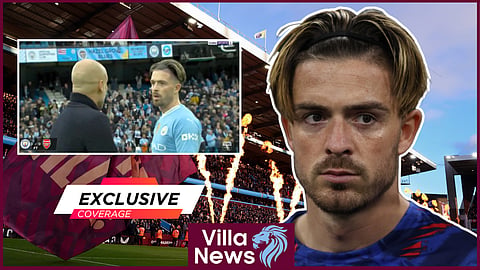 Former Aston Villa man Jack Grealish was berated by Pep Guardiola.
Credit: beIN Sports