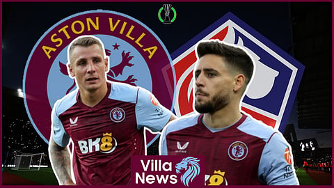 Aston Villa face Lille and a decision will have to be made between Lucas Digne and Alex Moreno