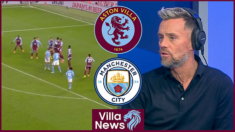Lee Hendrie angry as Aston Villa concede v Man City. Credit: Sky Sports News