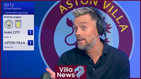 Lee Hendrie wowed by Jhon Duran goal for Aston Villa. Credit: Sky Sports