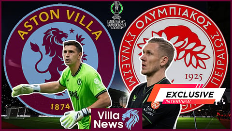 Robin Olsen is set to replace Emi Martinez in goal for Aston Villa v Olympiacos