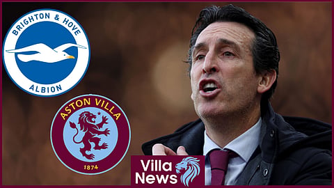 Unai Emery has decisions to make at half-time in Brighton v Aston Villa