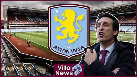 Aston Villa manager Unai Emery