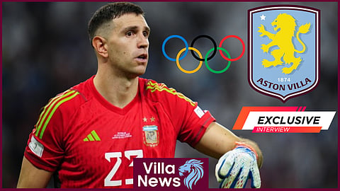 Aston Villa could block Emi Martinez from playing at the Olympics
