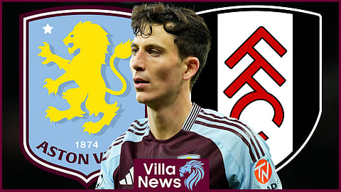 Aston Villa defender Pau Torres struggled against Fulham (credit: Imago)