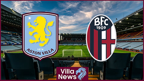 Aston Villa are set to face Bologna on 22 October.