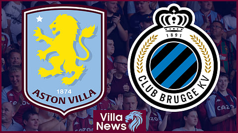 Aston Villa faced Club Brugge in the Champions League