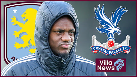 Aston Villa striker Jhon Duran came on against Crystal Palace (credit: Imago)