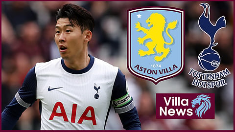 Son Heung-min could miss out against Aston Villa (credit: Imago)