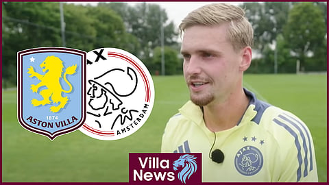 Aston Villa want to sign Kenneth Taylor as an Ajax update emerges. Credit: Ajax YouTube channel