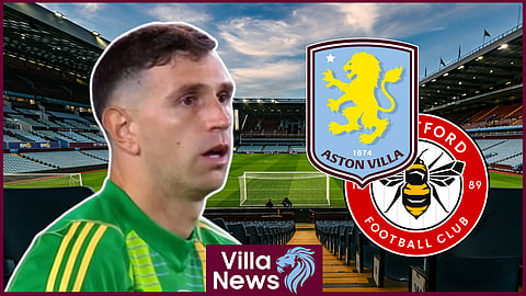 Emi Martinez injury update emerges ahead of Aston Villa v Brentford. Credit: CONMEBOL on YouTube