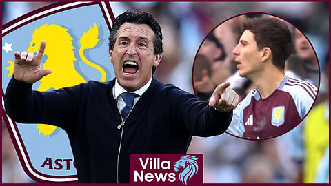 Pau Torres thought he scored in Aston Villa v Man City. (Credit: MOTD & Imago)