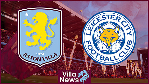 Aston Villa faced Leicester City at Villa Park