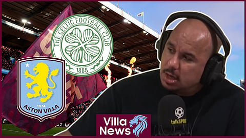 Gabby Agbonlahor makes Villa Park ticket claim ahead of Aston Villa v Celtic. Credit: talkSPORT YouTube