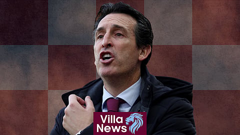 Aston Villa manager Unai Emery