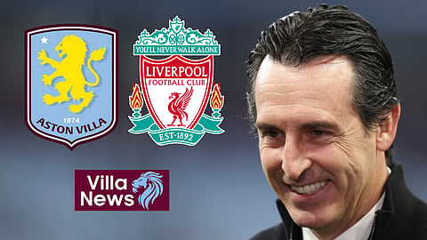 Aston Villa host Liverpool. (Credit: Imago)