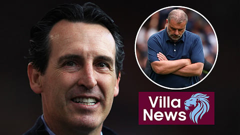 Unai Emery could get Ange Postecoglou sacked after Aston Villa v Tottenham. Credit: Imago