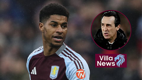 Marcus Rashford eyes Aston Villa exit already. (Credit: Imago)