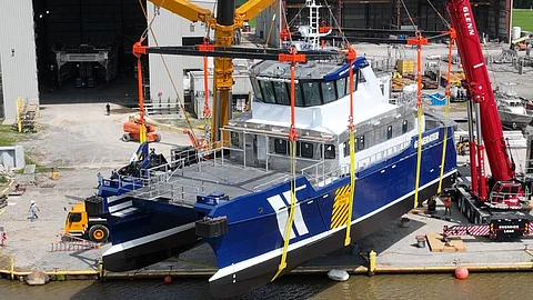 Rhode Island builder launches American Offshore Services' newest