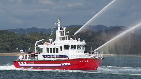 New Japanese fireboat Hiroshima