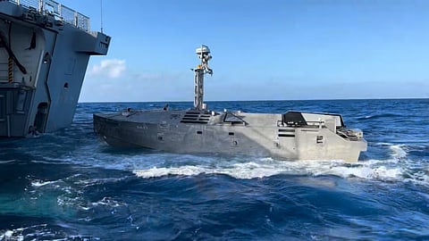 US Navy USV completes successful live fire tests of new low-cost guided munition system