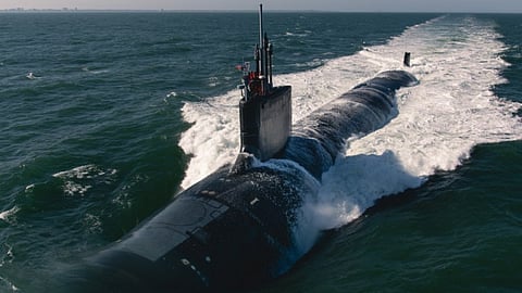 USS Montana, a Virginia-class nuclear-powered attack submarine of the US Navy