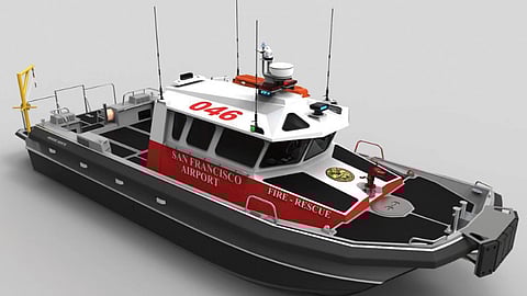 California builder to supply new fireboat for San Francisco International Airport
