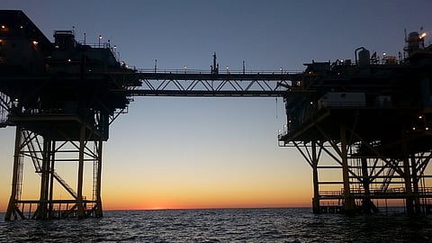 Offshore gas platform (representative photo only)
